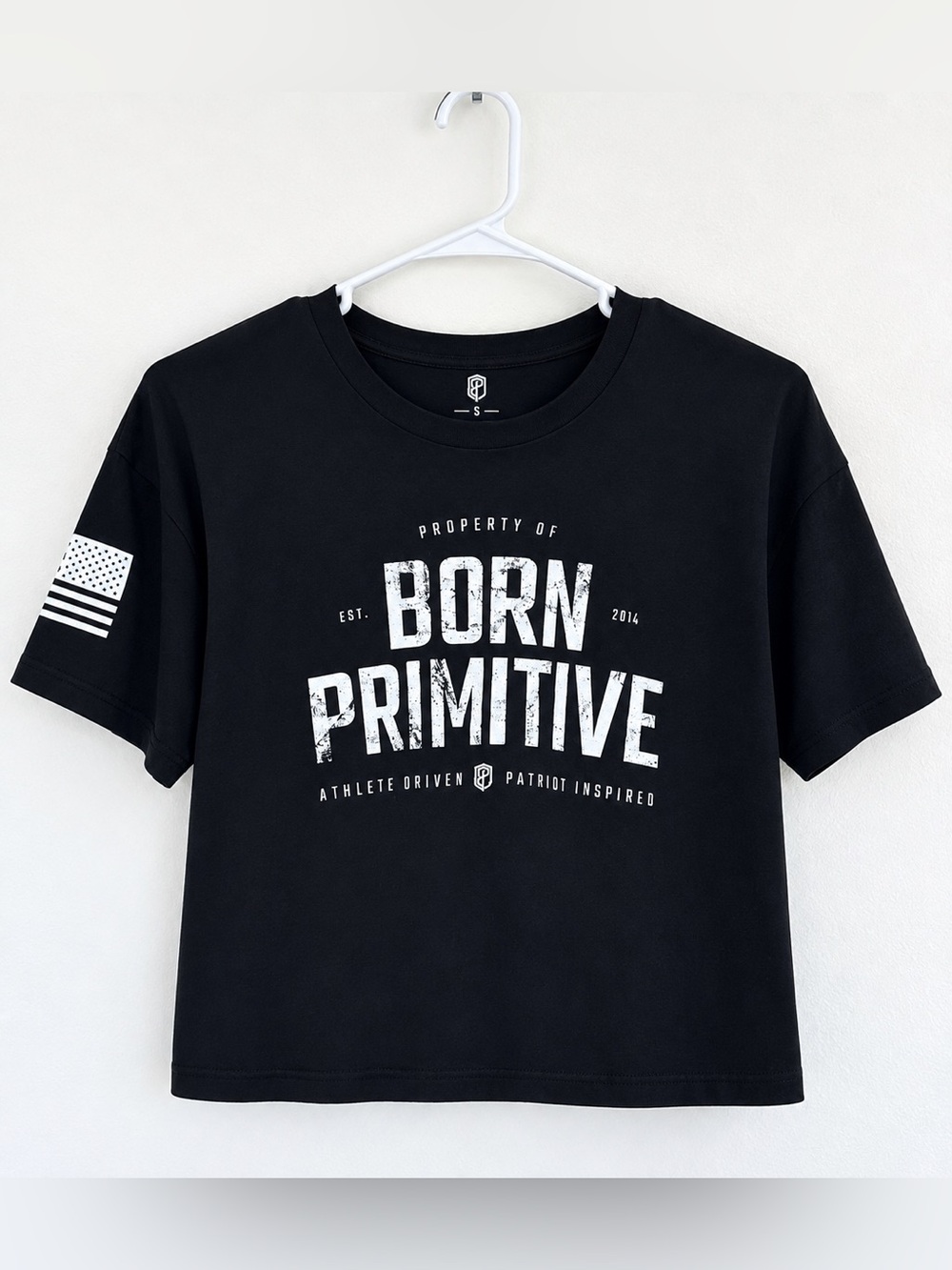 Born Primitive Crop Top Black Graphic T-Shirt Size L – Property of Born Primitiv